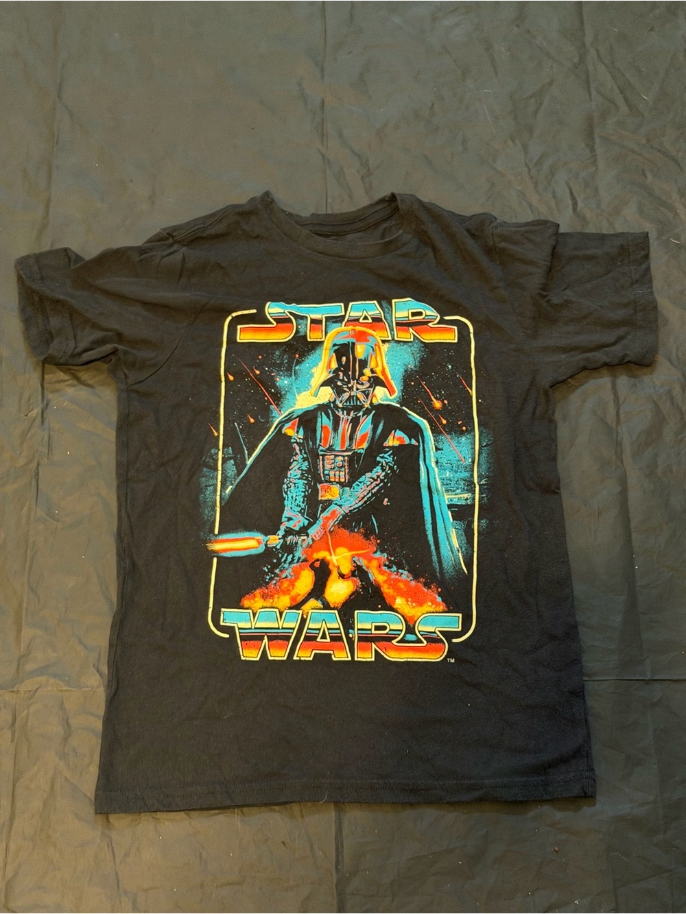 Star Wars Darth Vader Graphic Tee | Youth Large 10/12 | Black